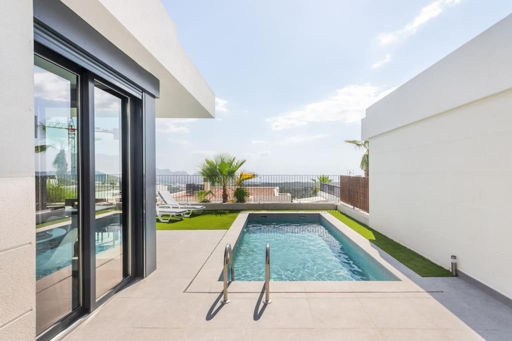 Villa Casa Con Piscina Privada Polop Esterno foto