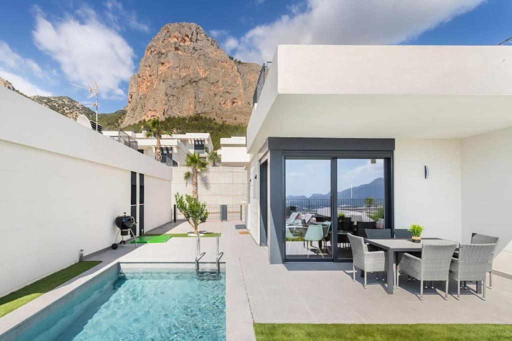 Villa Casa Con Piscina Privada Polop Esterno foto