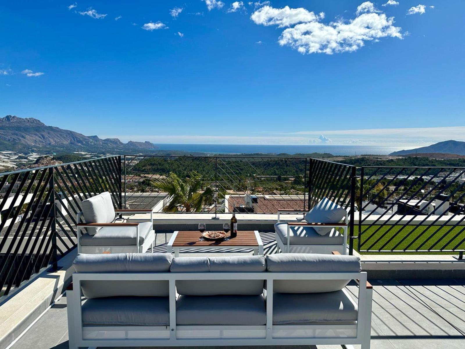 Villa Casa Con Piscina Privada Polop Esterno foto