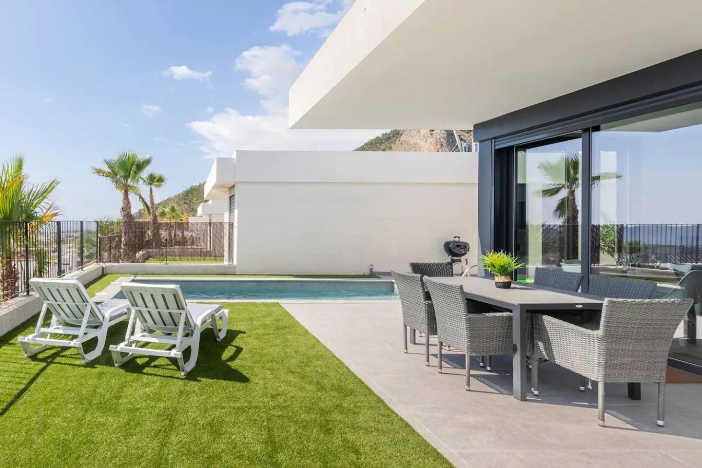Villa Casa Con Piscina Privada Polop Esterno foto