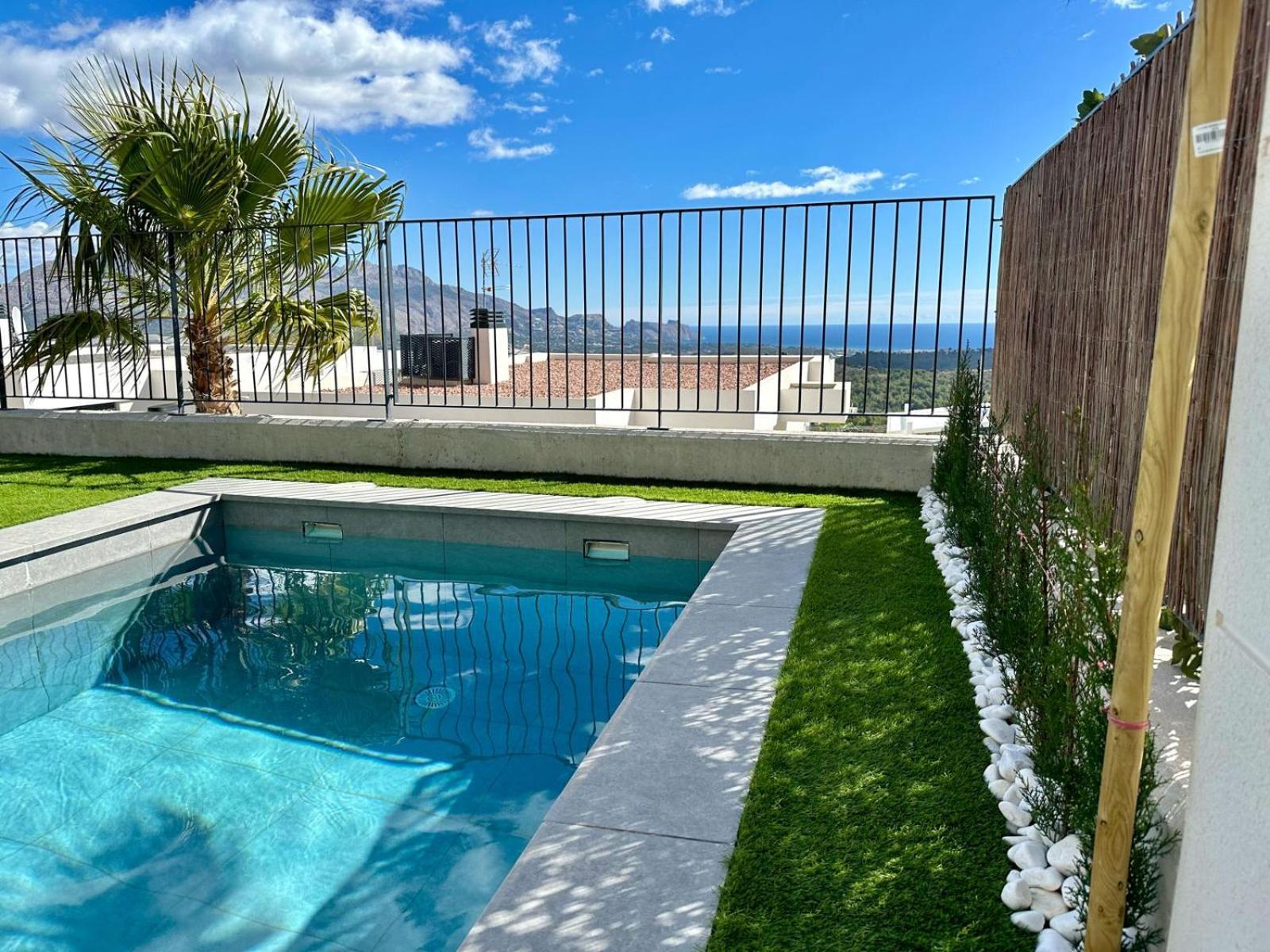 Villa Casa Con Piscina Privada Polop Esterno foto